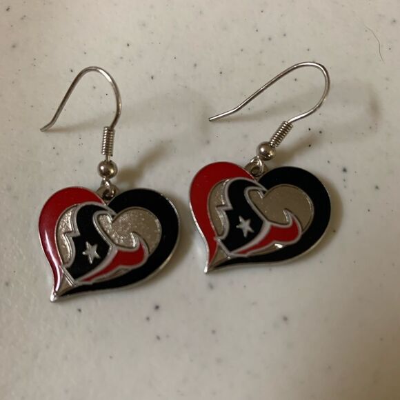 Houston Texans earrings  - Picture 2 of 2